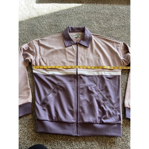 Bogey Boys Tracksuit Jacket Lavender Men Size Small NWOT Golf Polyester - Picture 6 of 10
